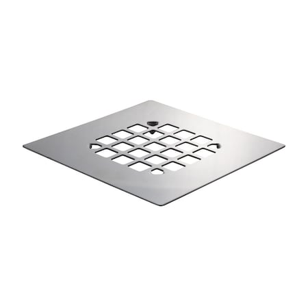 Danco Danco 4-1/4 in. Chrome Square Stainless Steel Drain Cover 9D00011034